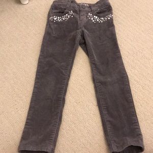 Gymboree gray corduroy skinny pants